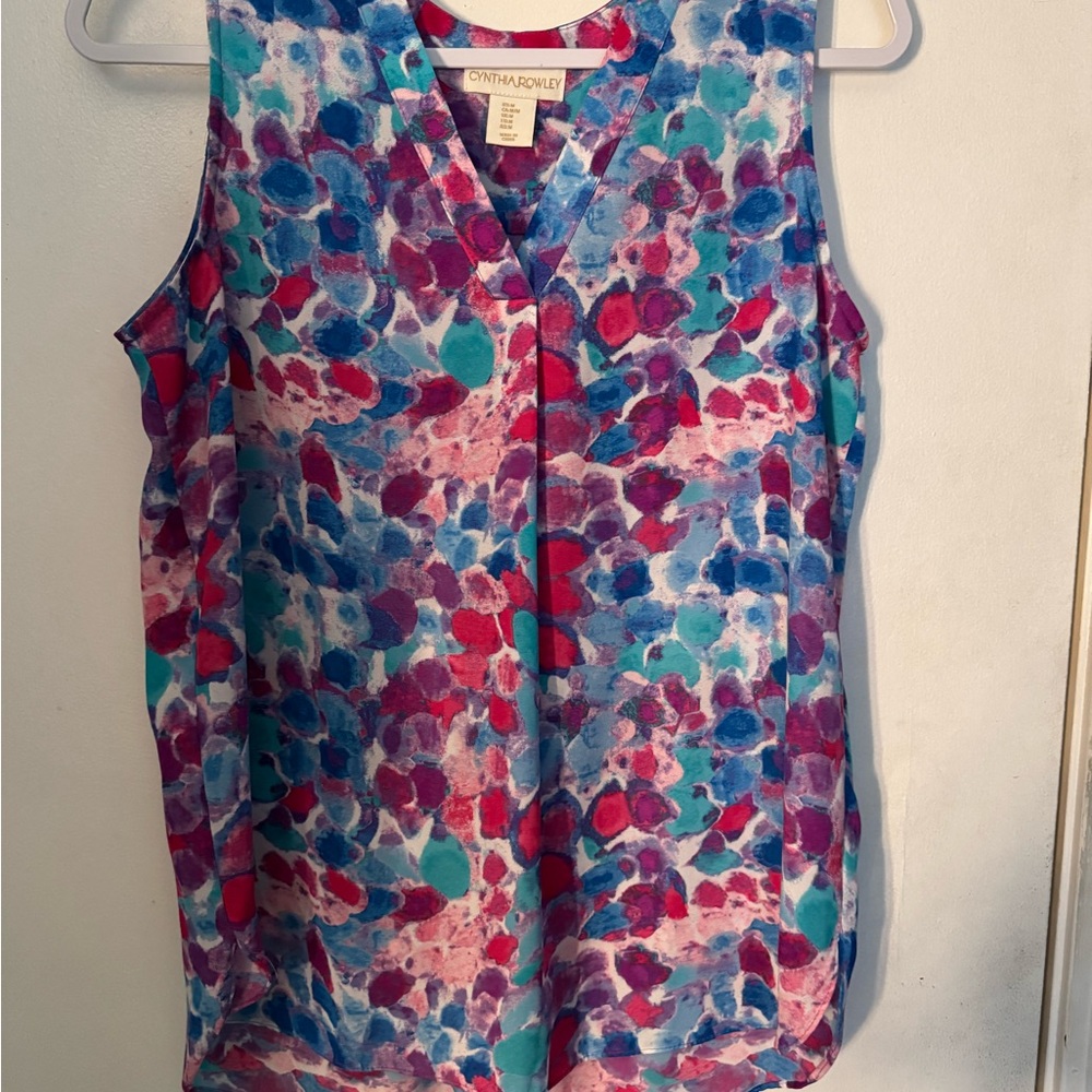 Cynthia Rowley Women's Multicolor Sleeveless Top